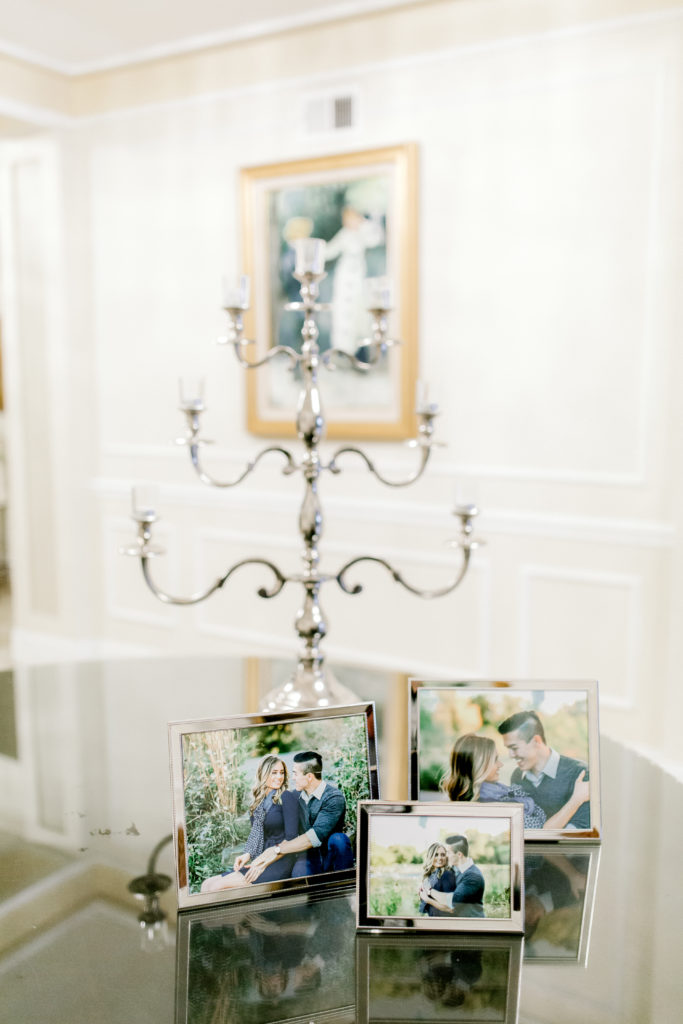 how i can use my engagement session pictures. framed engagement pictures for the wedding.