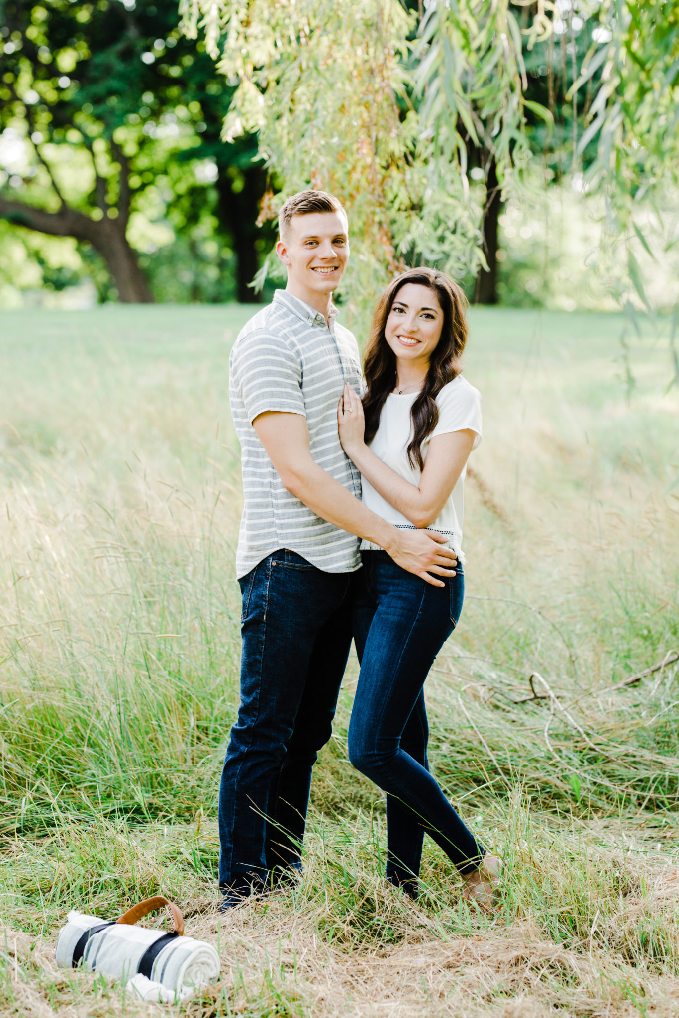 Engagement Session at Mayslake Peabody Estate