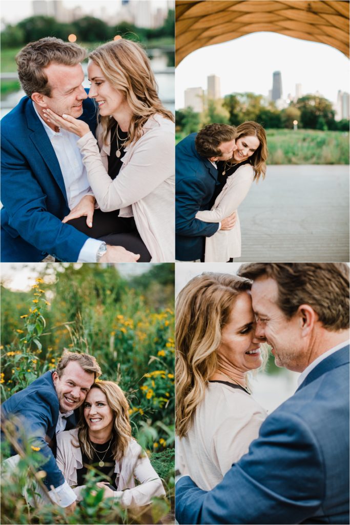 Honeycomb Lincoln park session for engaged couples