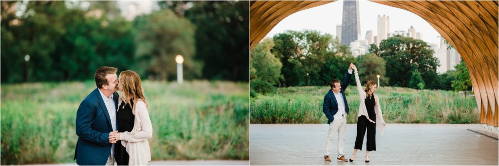 Chicago engagement session pictures