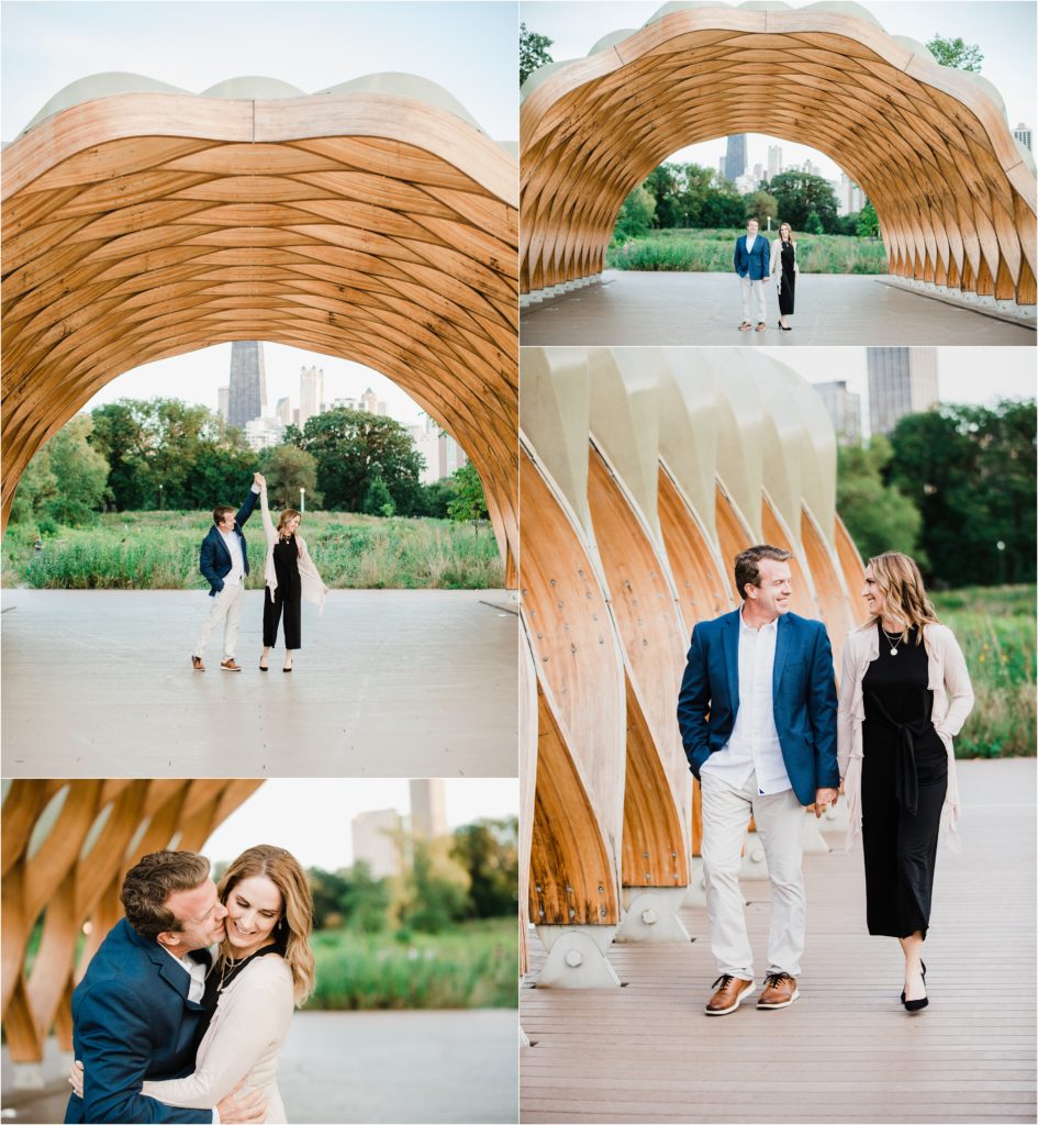 Honeycomb Engagement session in Chicago