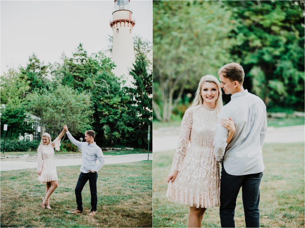 Chicago engagement session inspiration for beach session