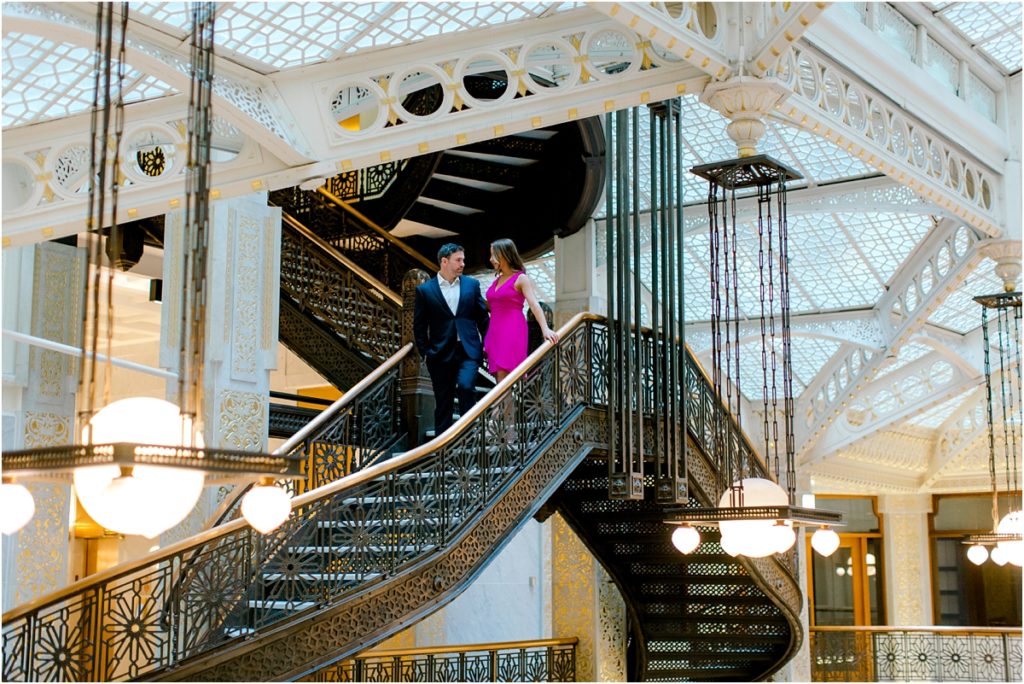 Chicago Rookery Building Engagement Session