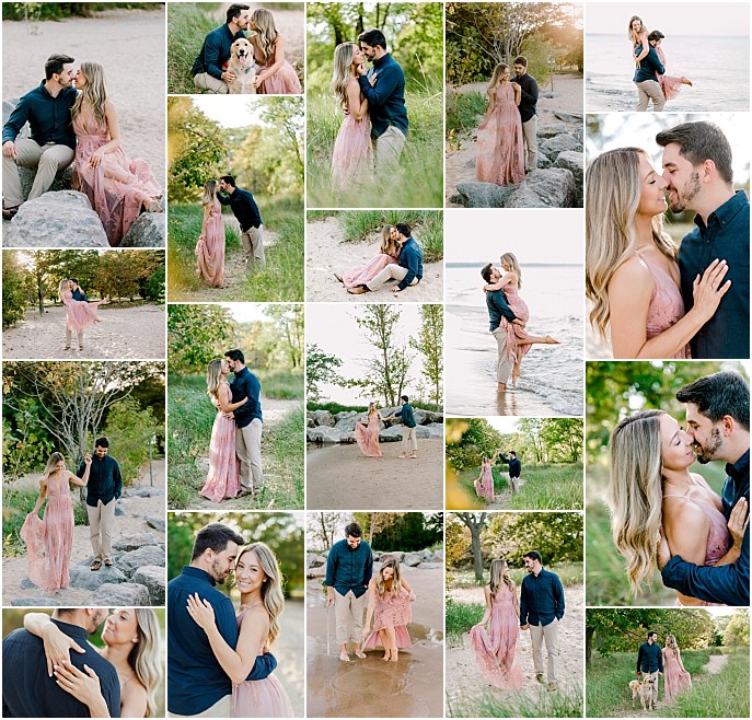 How to pose for engagement session. Inspiration for couples.