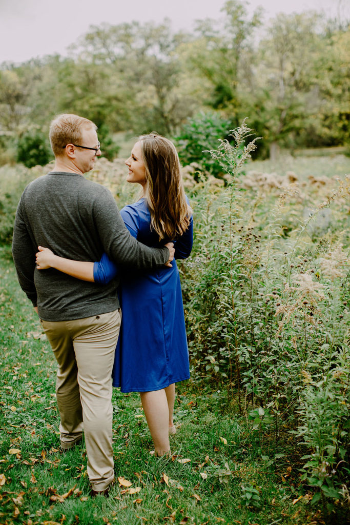 Long Grove Fall Engagement Session | Chicago engagement photographer