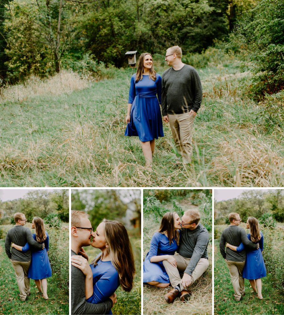 Long Grove Fall Engagement Session  Chicago engagement photographer