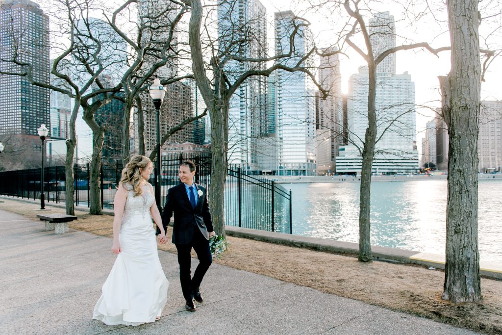 Milton Lee Olive Park wedding, Chicago portrait locations