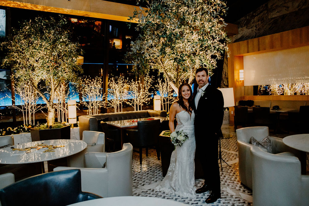 The Ritz-Carlton Chicago Wedding  Chicago wedding photographer, winter lights