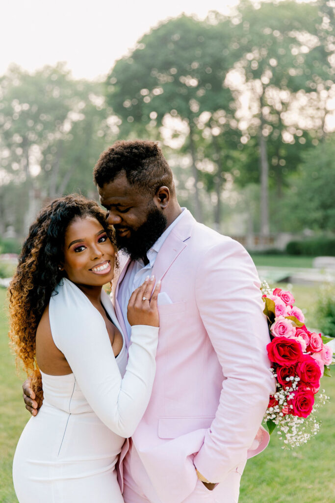 Capturing the Magic: A mesmerizing engagement session at Armour House, where the couple's love radiates and creates a magical atmosphere within its elegant walls.