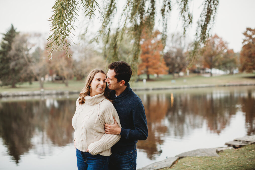 The Al Larson Prairie Center for the Arts in Schaumburg engagement session