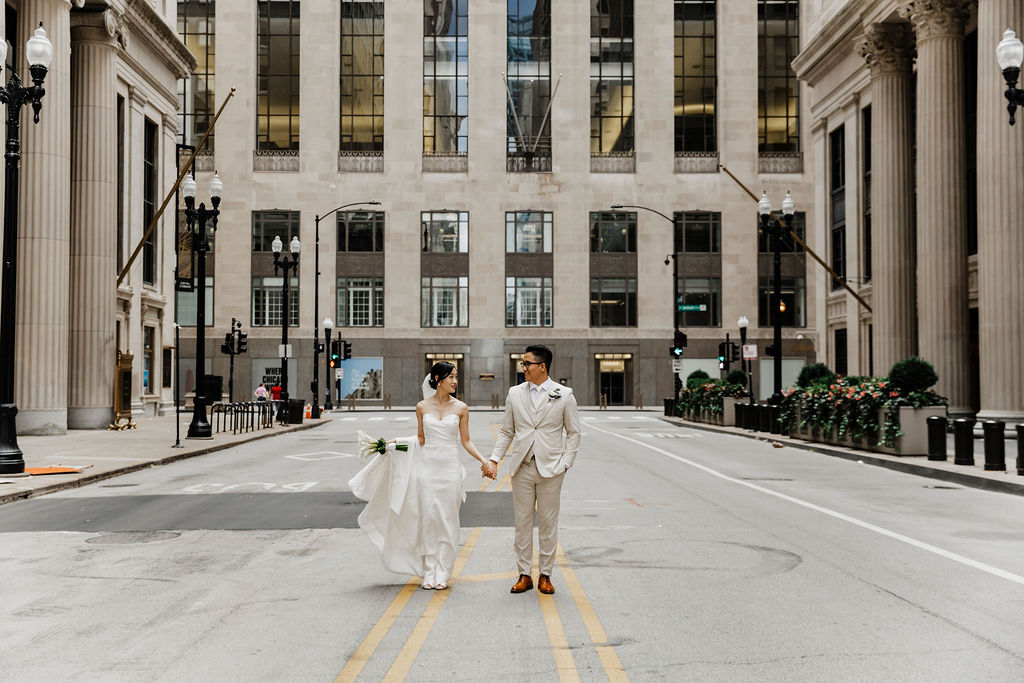 Love in the Windy City: Hane and Ryan’s WildmanBT Wedding and Board of Trade Portraits