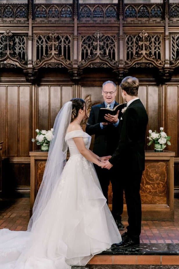 University of Chicago & Meson Sabika Wedding Bond Chapel Ceremony