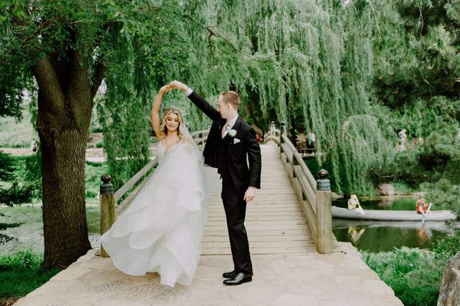 Chicago Botanic Garden as a dreamy wedding venue