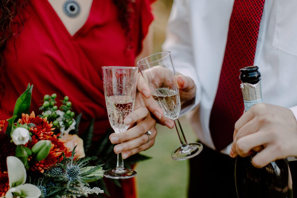 Engagement Session Props Champagne glases 