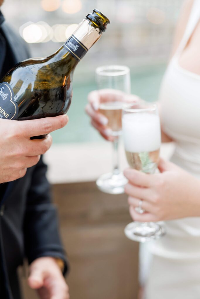 Engagement Session Props Champagne glases 