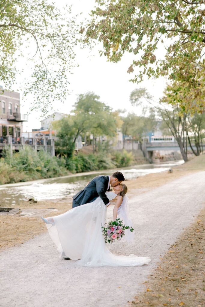 The Bridge Lemont Love Story Wedding Photography